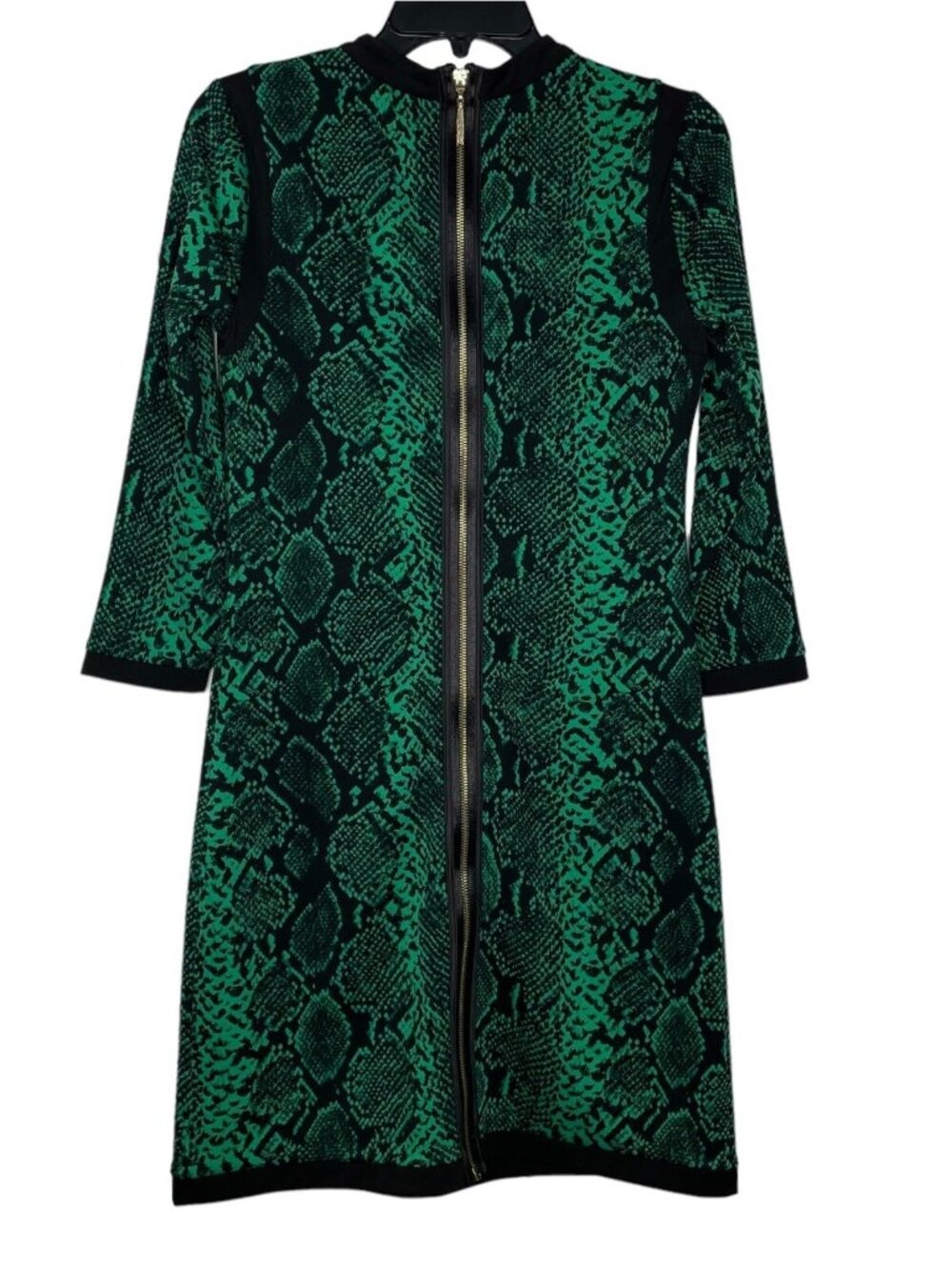 Juicy Couture Womens Dress Size Medium 3/4 Sleeves Snake Print Stretchy Party - Picture 4 of 7